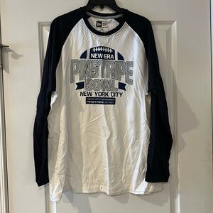 New era pinstripe bowl New York City long sleeve tshirt xxl NWOT